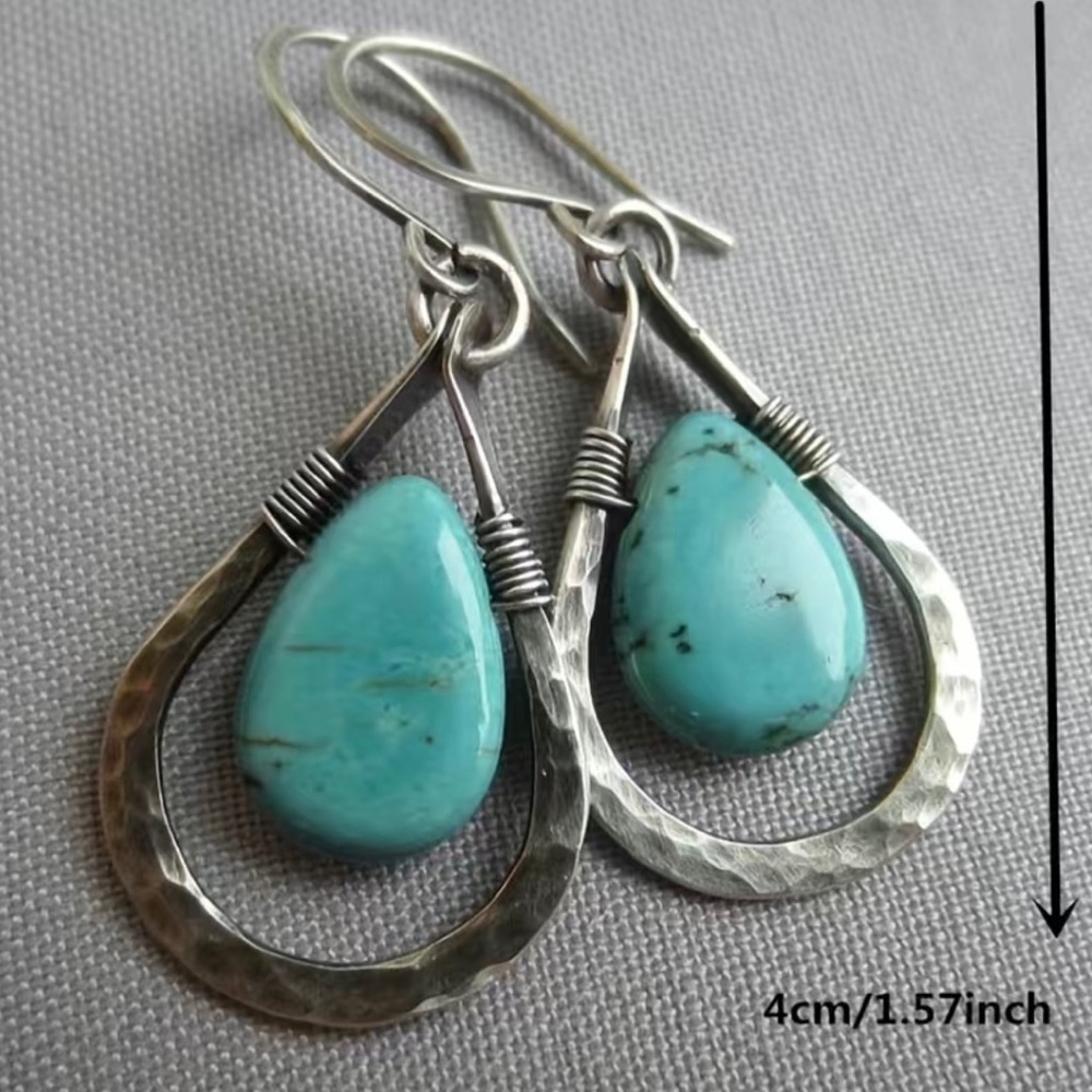 Vintage Turquoise dangle earrings